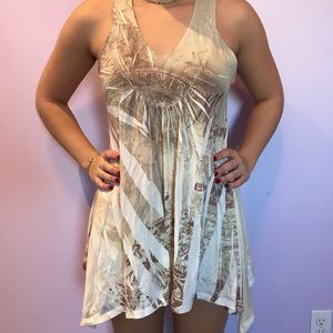 Racer back tank top top/dress